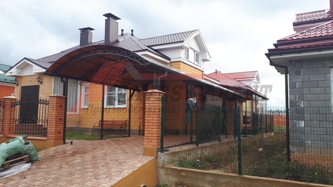 Навес Гарант - производство и монтаж навесов в Дмитровском. IMG 20181026 WA0005 - Навес Гарант - производство и монтаж навесов в Дмитровском.